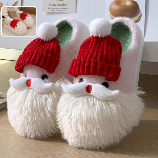 Cute Christmas Santa Claus Slippers