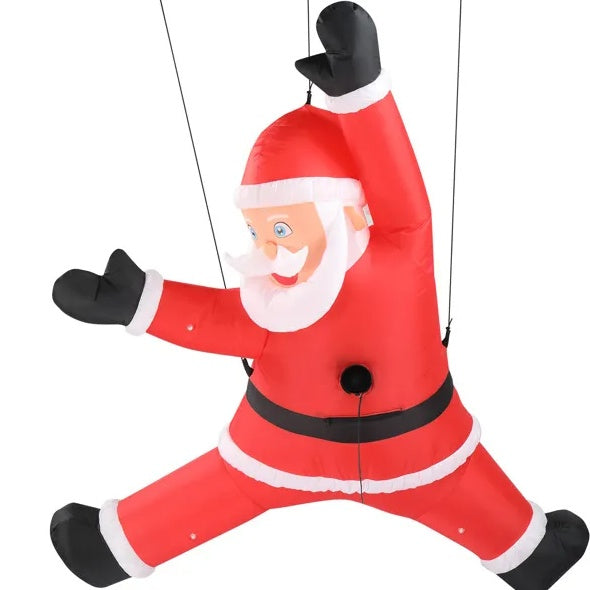 Santa’s Sneaky Climb LED Inflatable