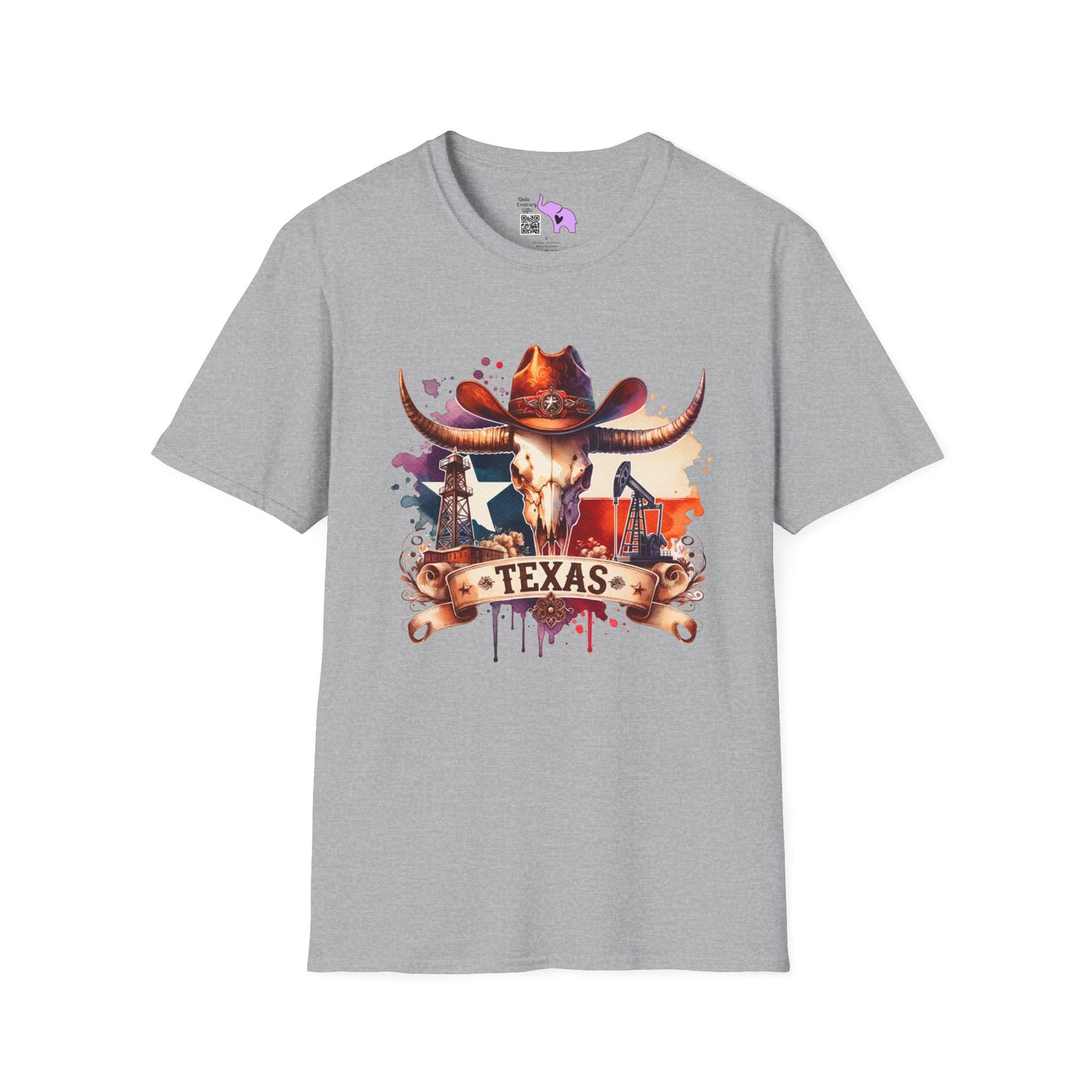Texas Oil Rigs Adult T-shirt