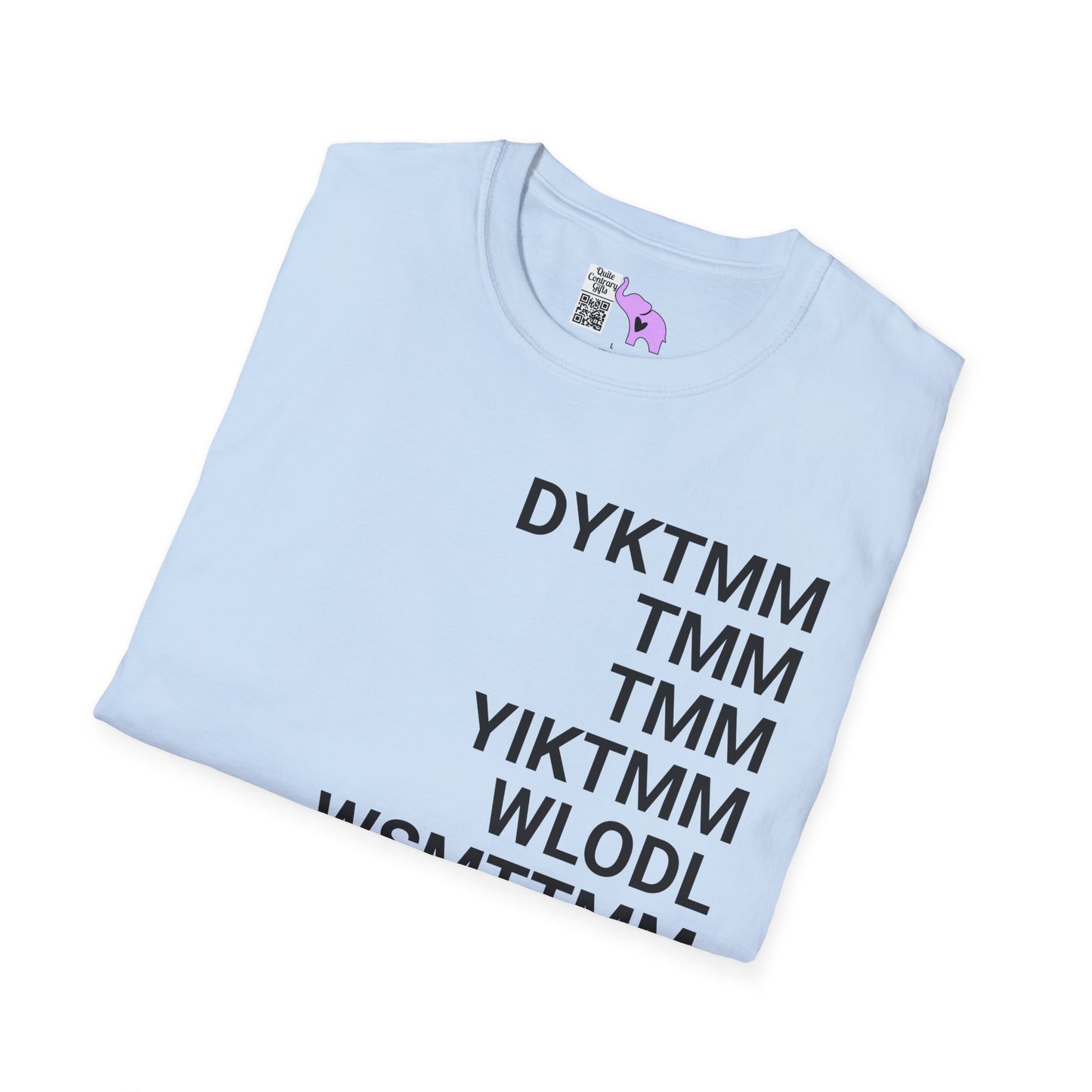 Do You Know The Muffin Man Abbreviation Adult T-shirt