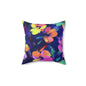 Watercolor Flowers Throw Pillow