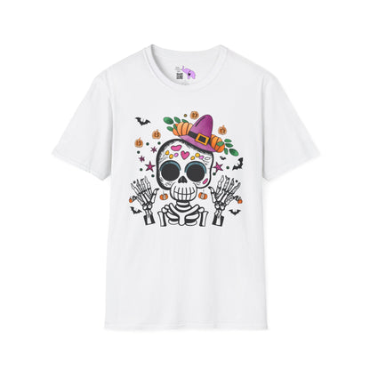 Dios de Muertos Skull Adult T-shirt