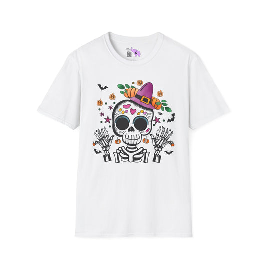 Dios de Muertos Skull Adult T-shirt