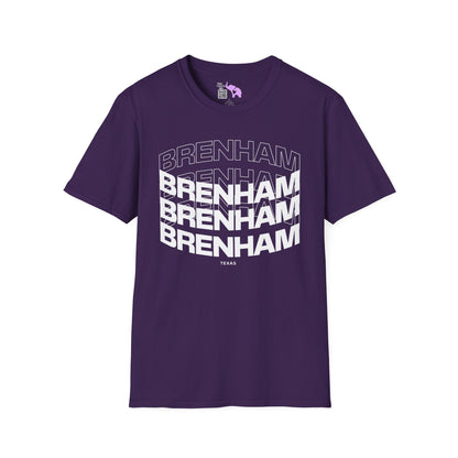 Brenham (Triple Arched) Texas Adult Unisex Tshirt