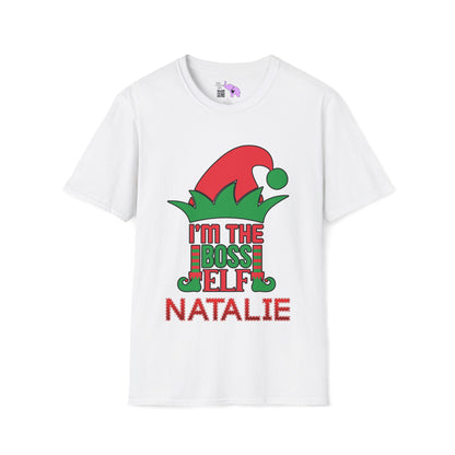 I'm The Boss Elf Adult T-shirt