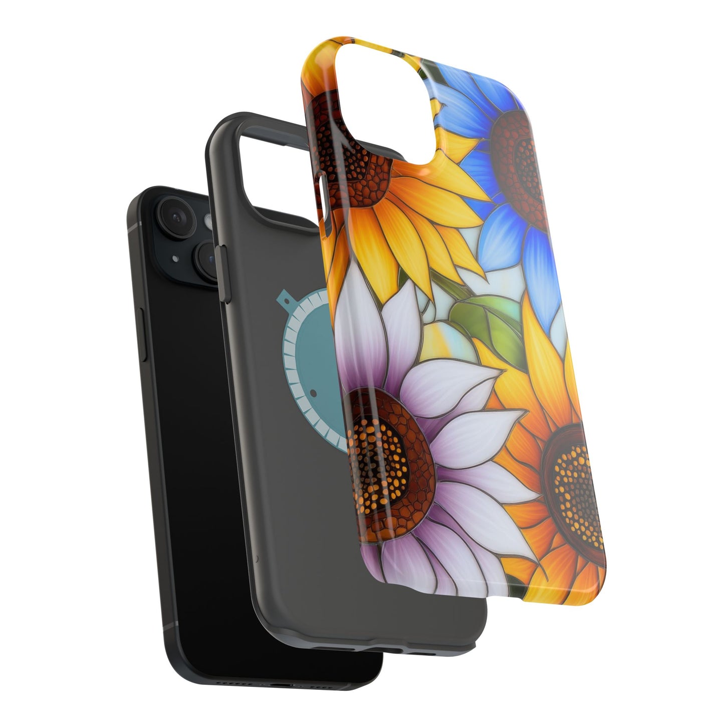 Colorful Sunflowers MagSafe® Compatible Tough Case for iPhone