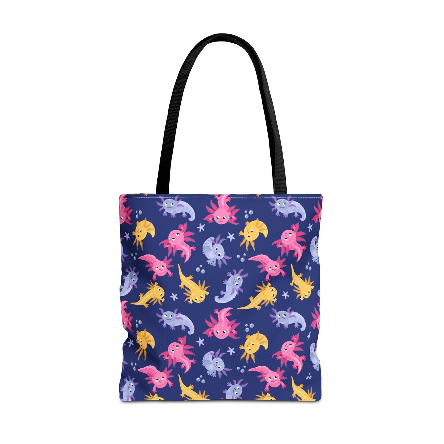 Axolotl Lagoon Canvas Tote Bag