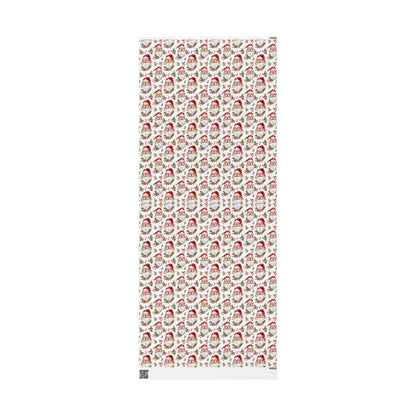 Berry Merry Santa Wrapping Paper