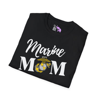 Marine Mom Adult T-shirt