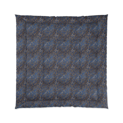 Navy & Gold Botanica Comforter