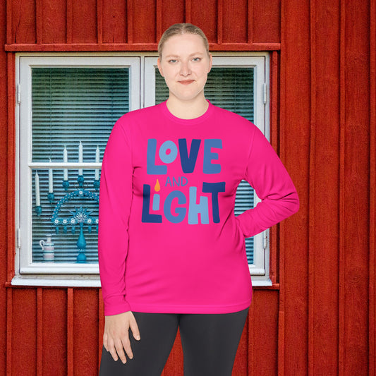 Hanukkah Love & Light 2 Adult Long Sleeve Tee