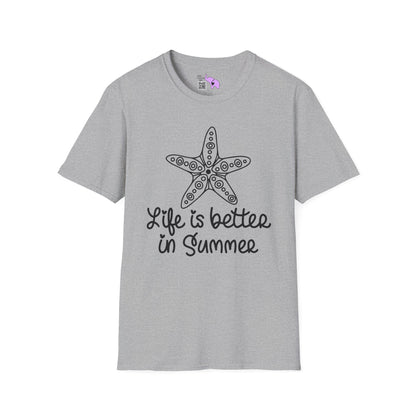 Life Is Better In Summer Adult T-shirt