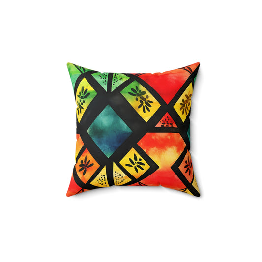 Freedom Flame Throw Pillow