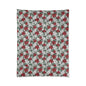 Winter Poinsettia Garden Comforter