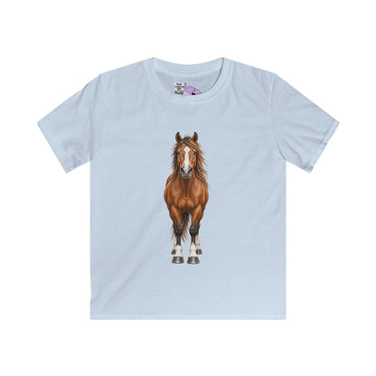 ""Front to Back Horse Lover Youth Softstyle Tee