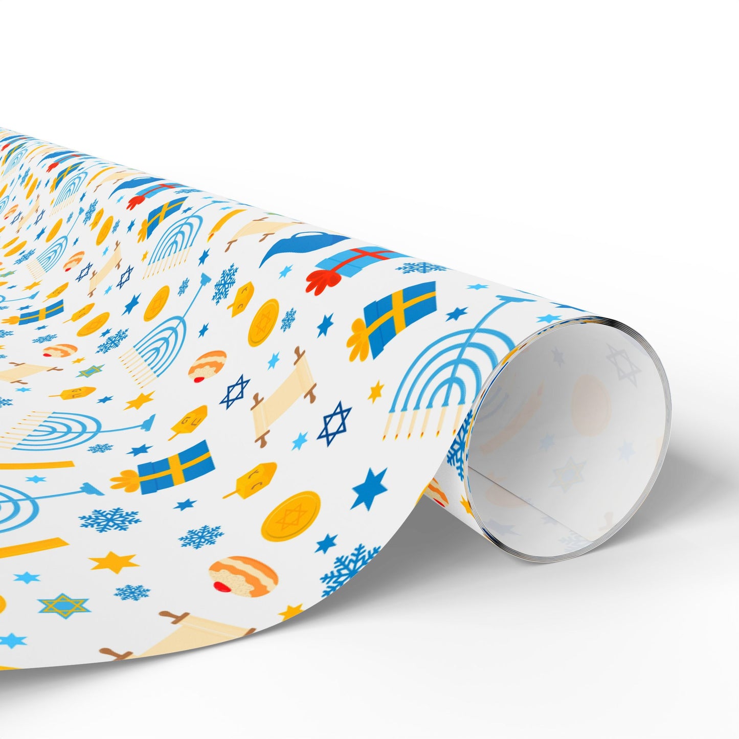 Blessings & Light Hanukkah Wrapping Paper