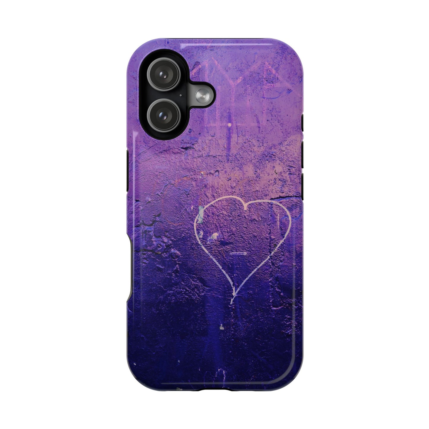 Purple Heart Wall MagSafe® Compatible Tough Case for iPhone