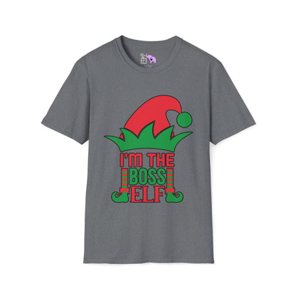 I'm The Boss Elf Adult T-shirt