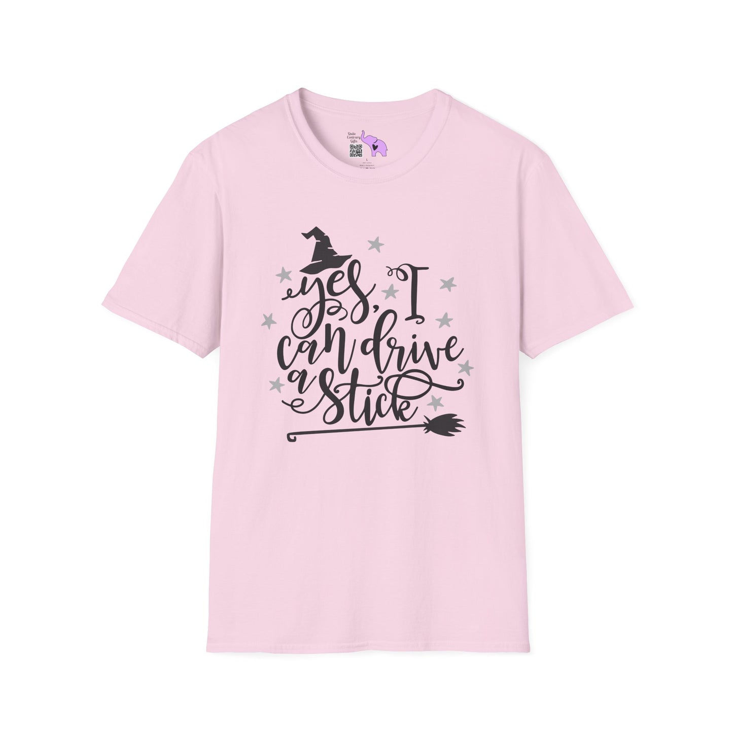 Yes I Can Drive A Stick Adult T-shirt