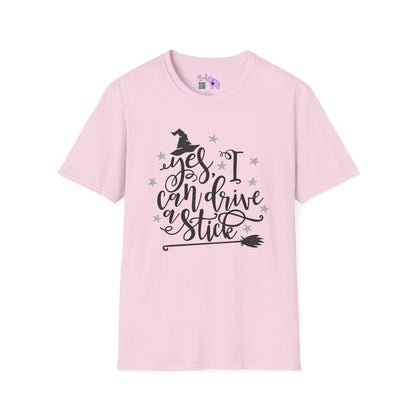 Yes I Can Drive A Stick Adult T-shirt