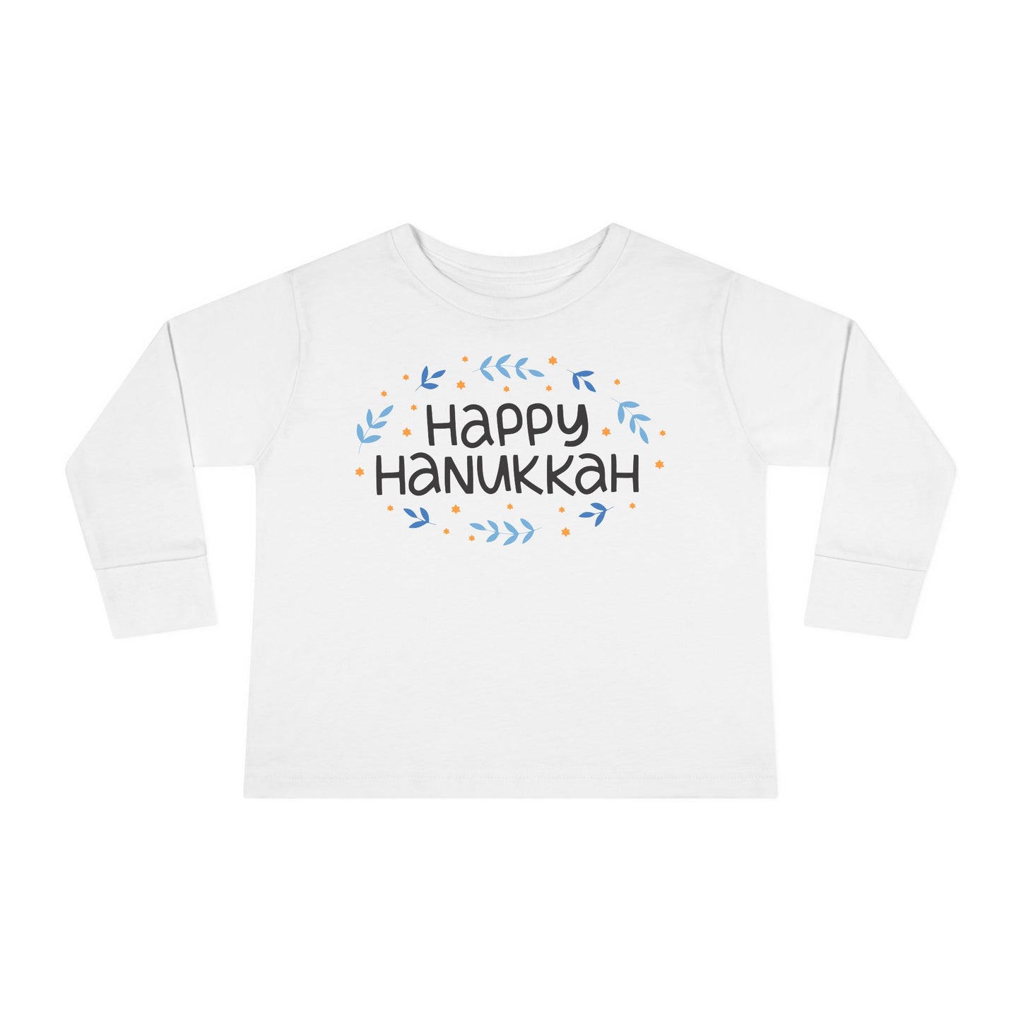 Happy Hanukkah 4 Toddler Long Sleeve Tee