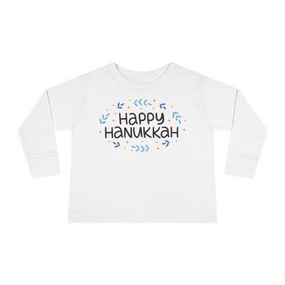 Happy Hanukkah 4 Toddler Long Sleeve Tee