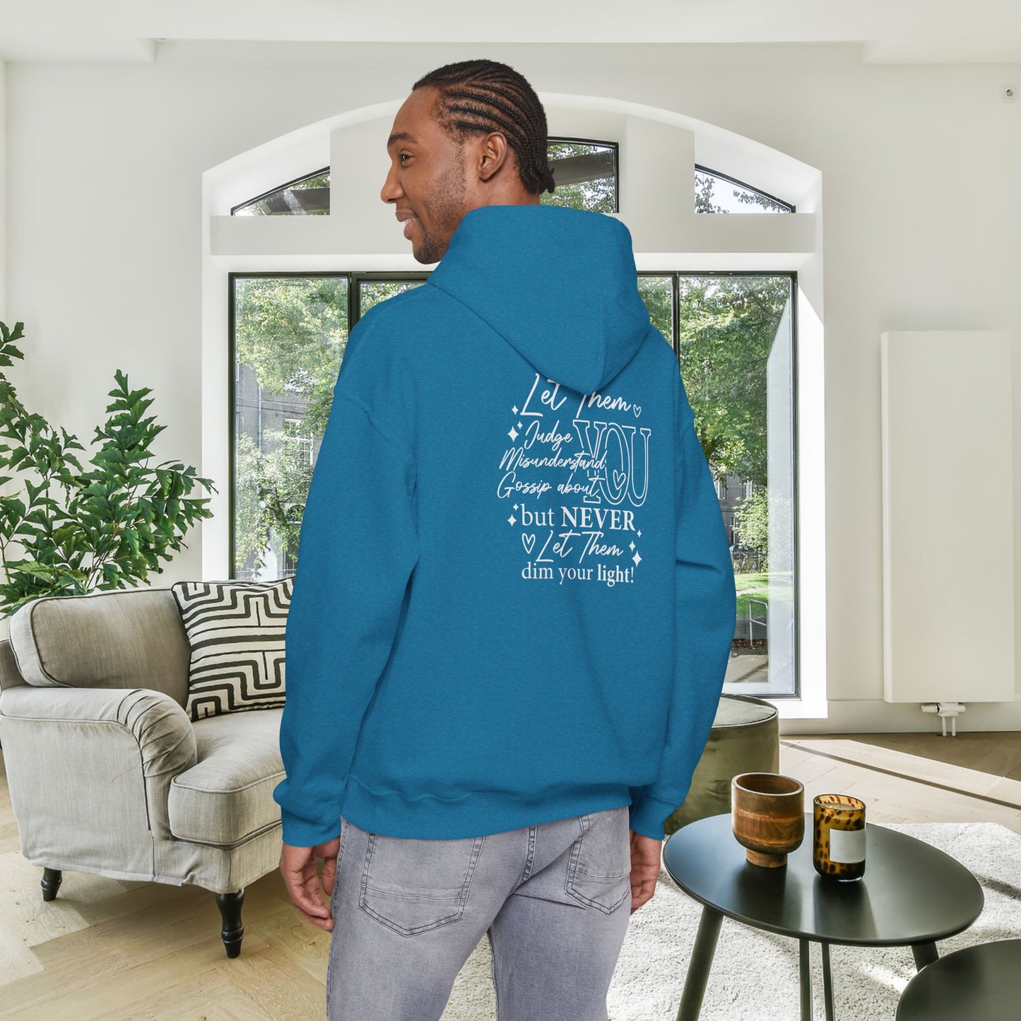Never Let Them Dim Your Light Heavy Blend™ Hooded Sweatshirt