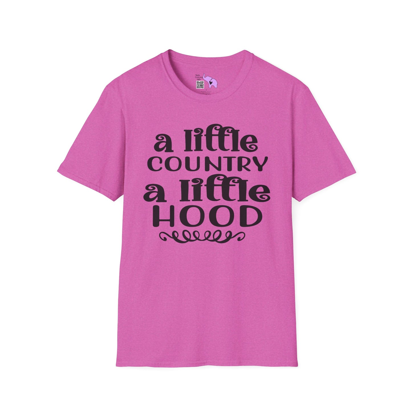 A Little Country A Little Hood Adult T-shirt