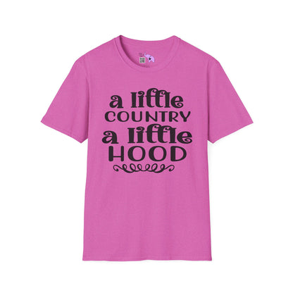 A Little Country A Little Hood Adult T-shirt