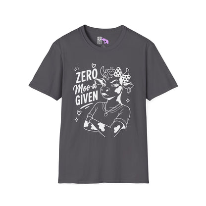 Zero Moo-d Given Adult T-shirt