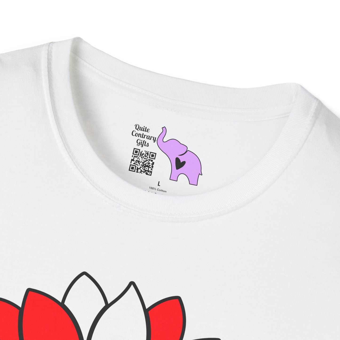 USA Red, White, and Blue Sunflower 2 Adult T-shirt