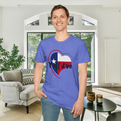 Texas Y'all'd've Adult T-shirt