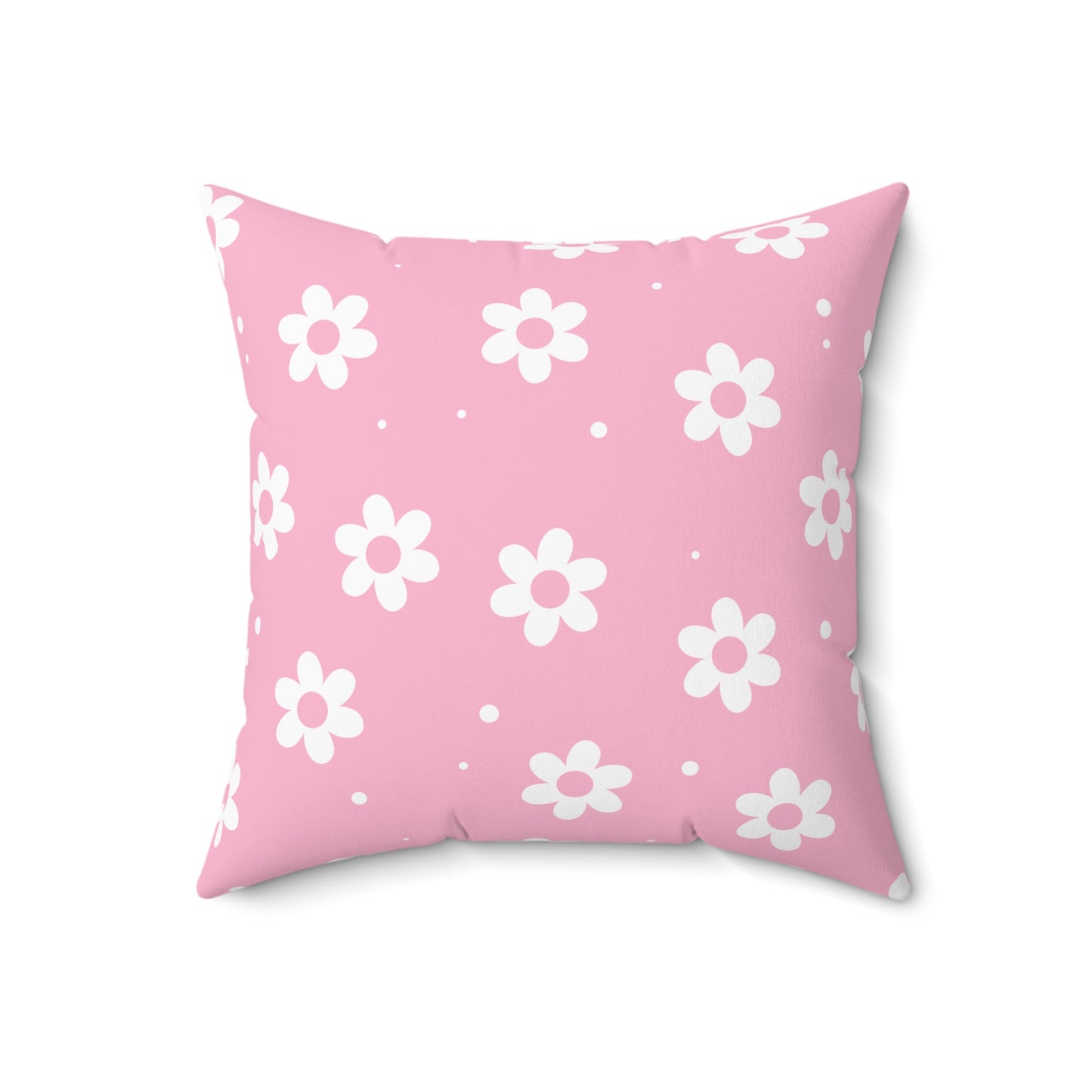Pretty Petals & Dots Throw Pillow