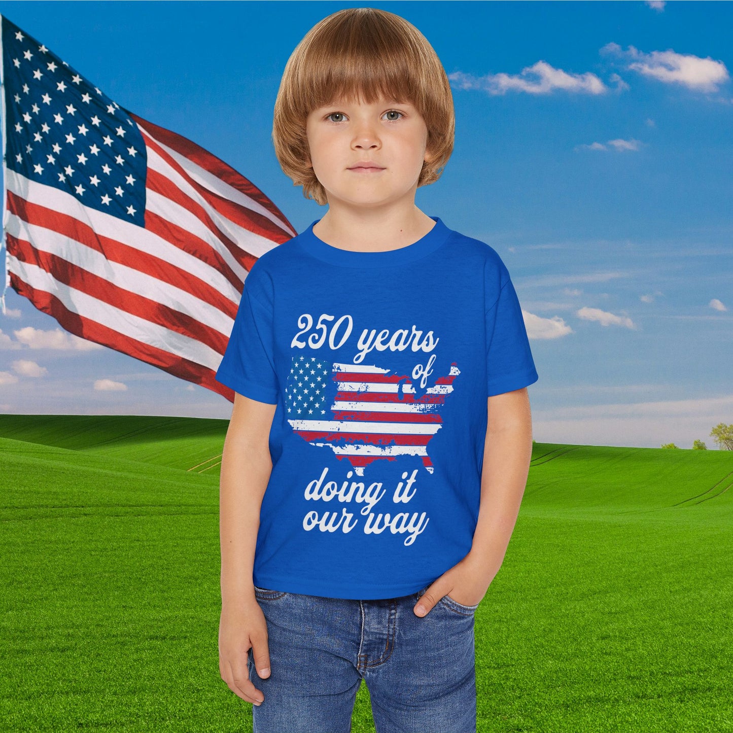 250 Years of Doing It Our Way Heavy Cotton™ Toddler T-shirt