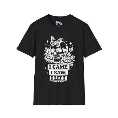 I Came, I Saw, I Left Adult T-shirt