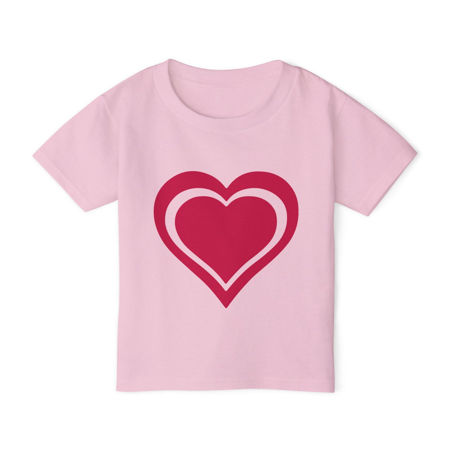 Outline Heart Heavy Cotton™ Toddler T-shirt