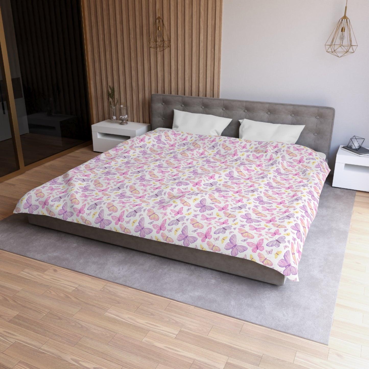 Pastel Butterfly Dreams Duvet Bedding Set
