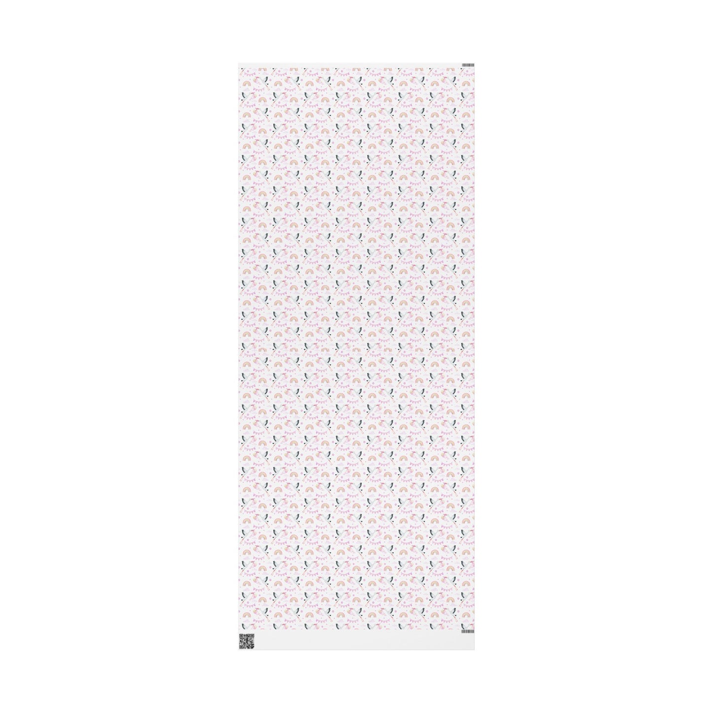 Baby Girl Stork Delivery Gift Wrap