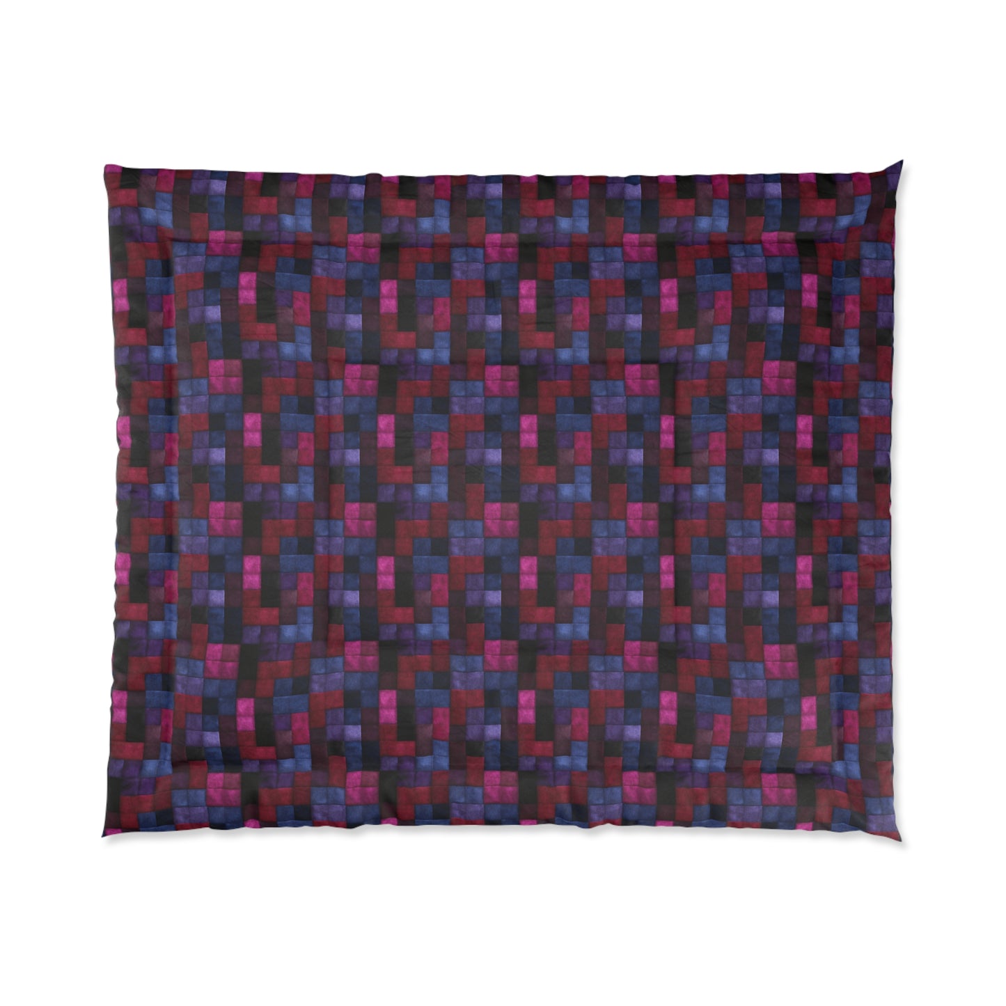 Velvet Mosaic Print Basic Bedding Set