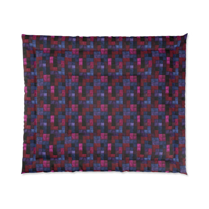 Velvet Mosaic Print Basic Bedding Set