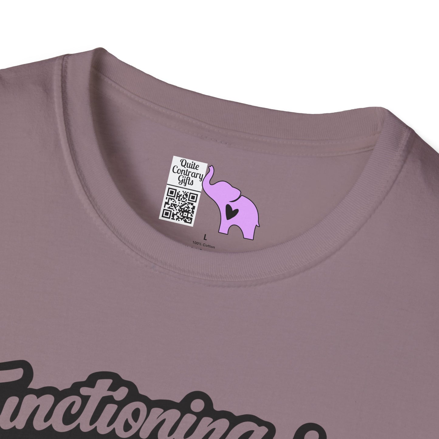 Functioning-Ish Adult Adult T-shirt