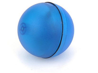 Interactive LED Cat Toy Ball – USB Rechargeable Automatic Rolling Toy with Feather & Catnip