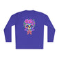 Neon Sugar Skull w/Floral Crown Adult Long Sleeve Tee