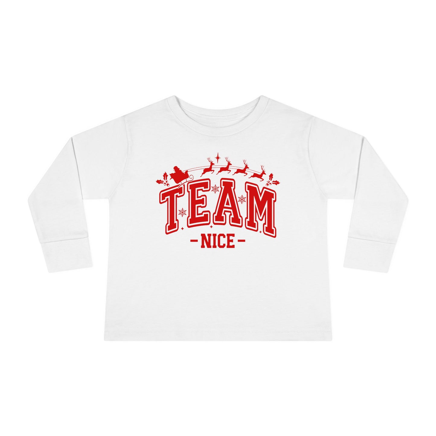 Team Nice Toddler Long Sleeve Tee
