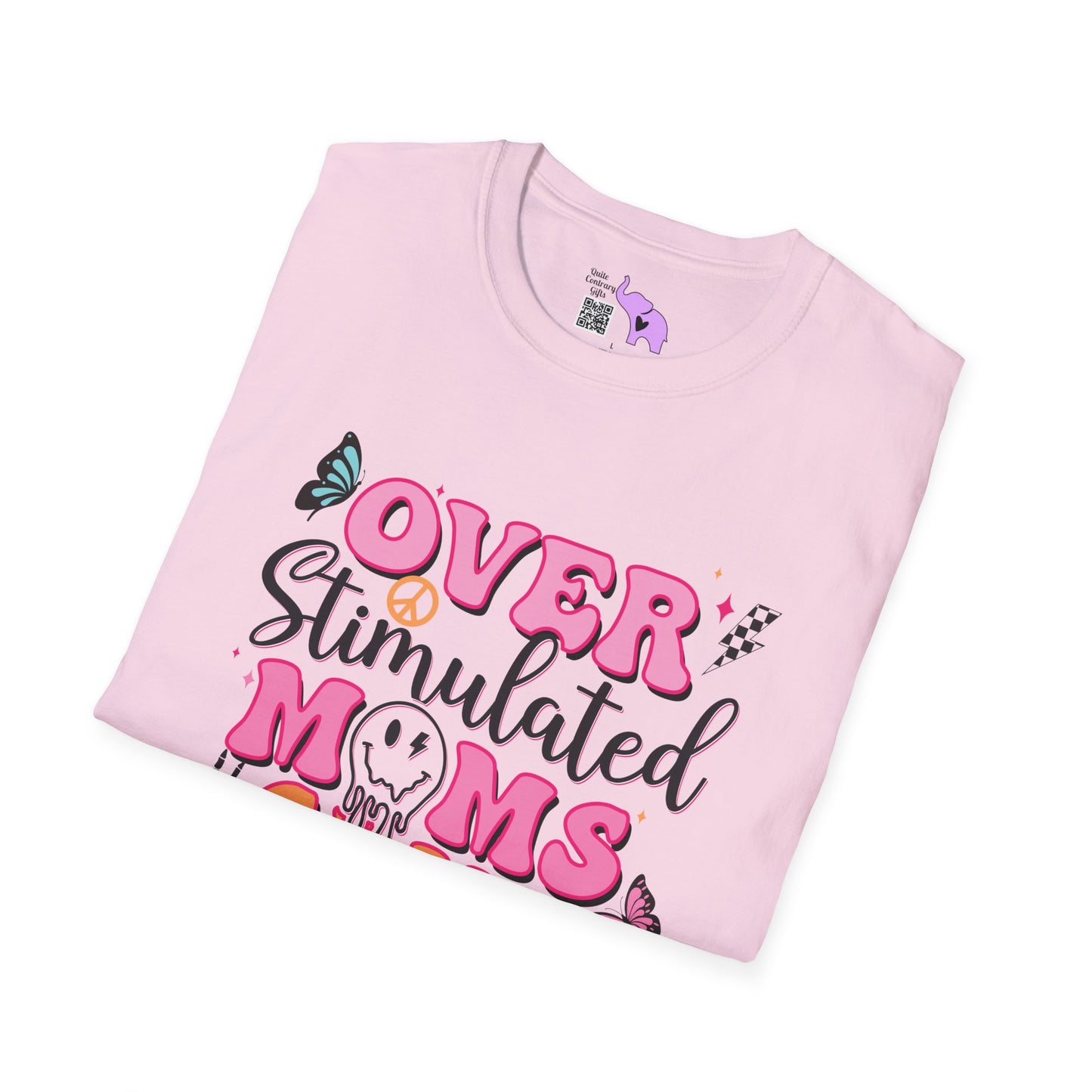 Overstimulated Mom's Club Adult T-shirt