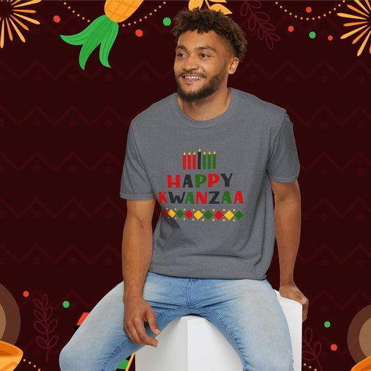 Seven Candles of Culture Adult T-shirt