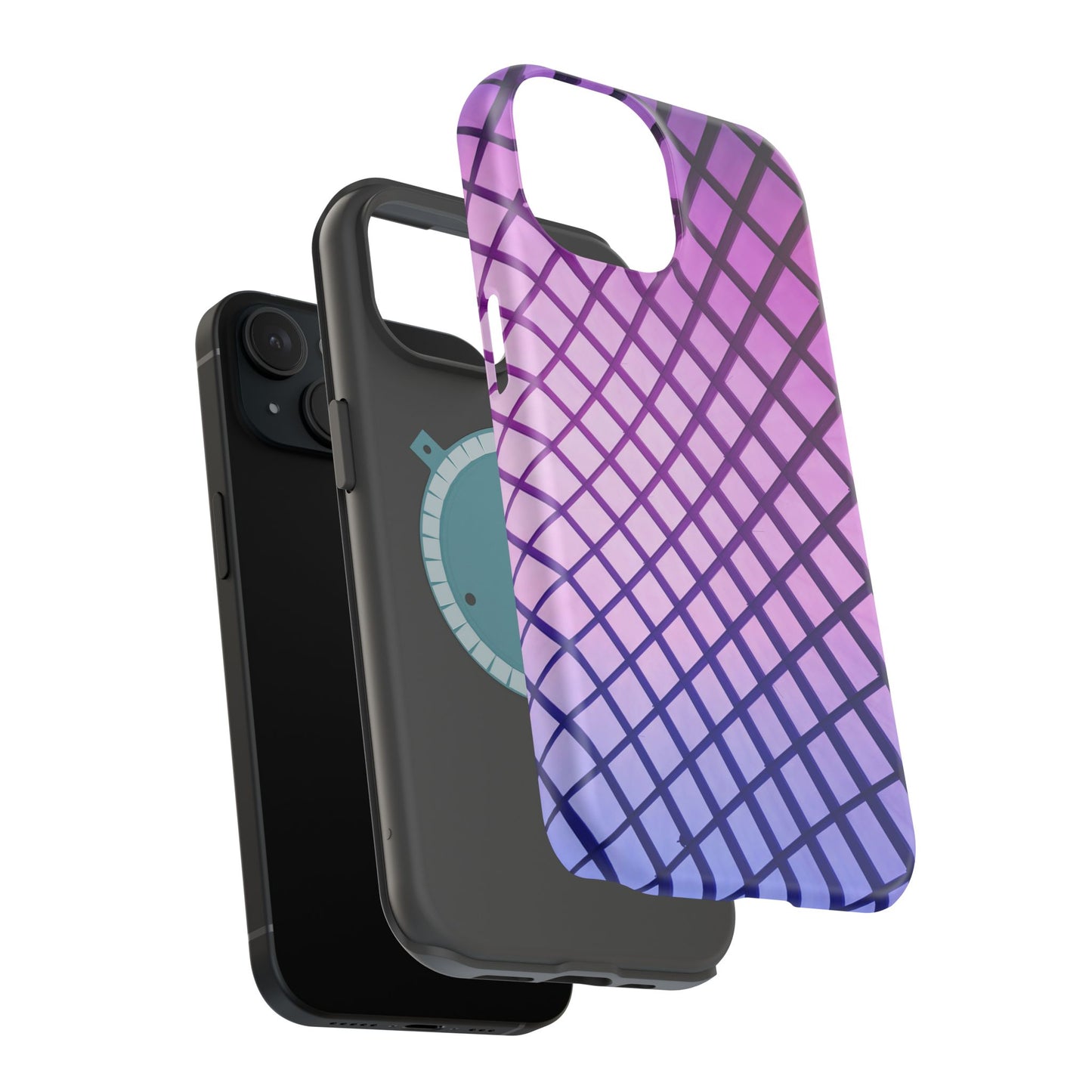 Midnight Mist Mosaic MagSafe® Compatible Tough Case for iPhone