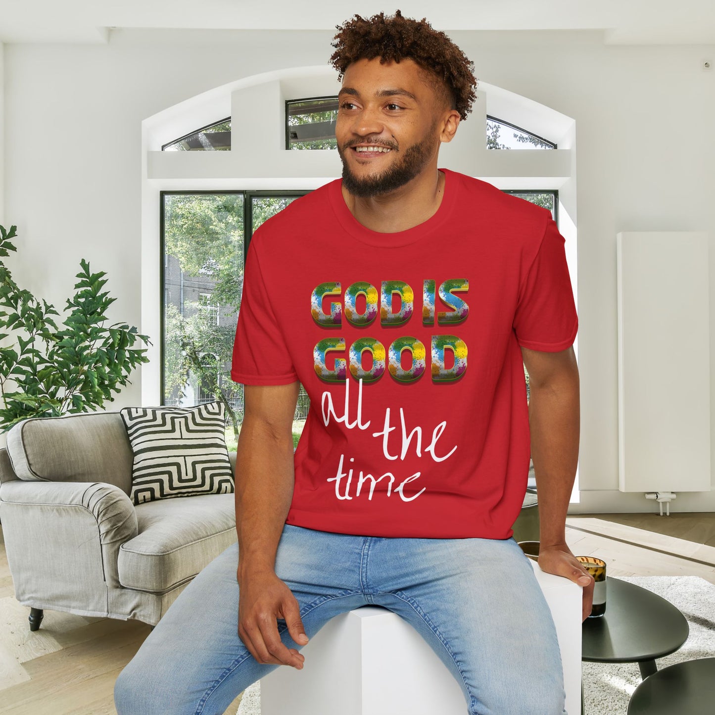 God Is Good All The Time (2) Adult T-shirt