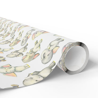 Dancing Elephants Wrapping Paper