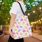 Axolotl Whimsy Canvas Tote Bag